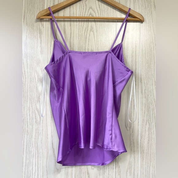 RENEE C.Cowlneck Satin Camisole multiple colors Size M LNC - Picture 10 of 11